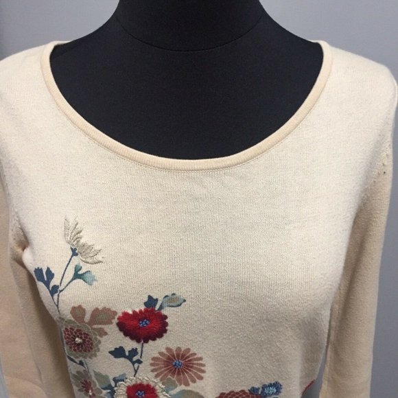 Kate Hill Knit Long Sleeve Small, Scoop Neck - Picture 6 of 7